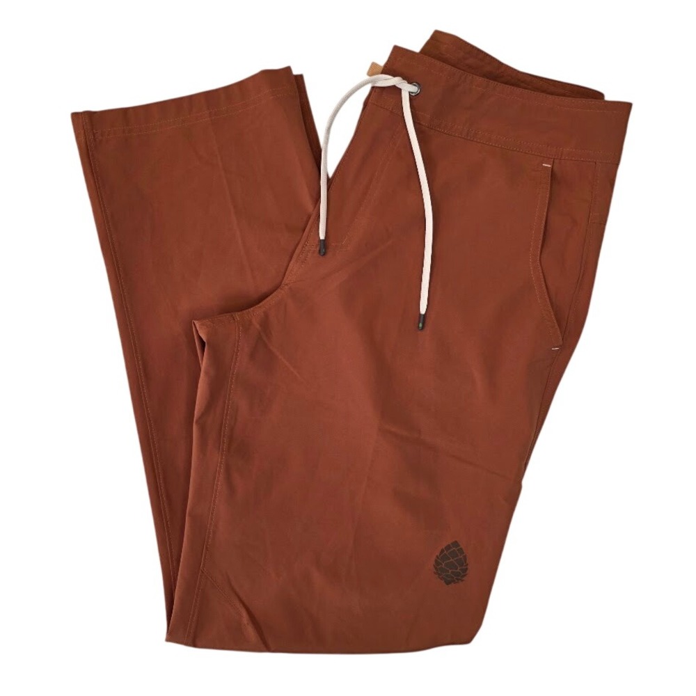 Stio Men's 32R CFS Board Pants Rust Orange Stretch Hiking Technical Outdoor